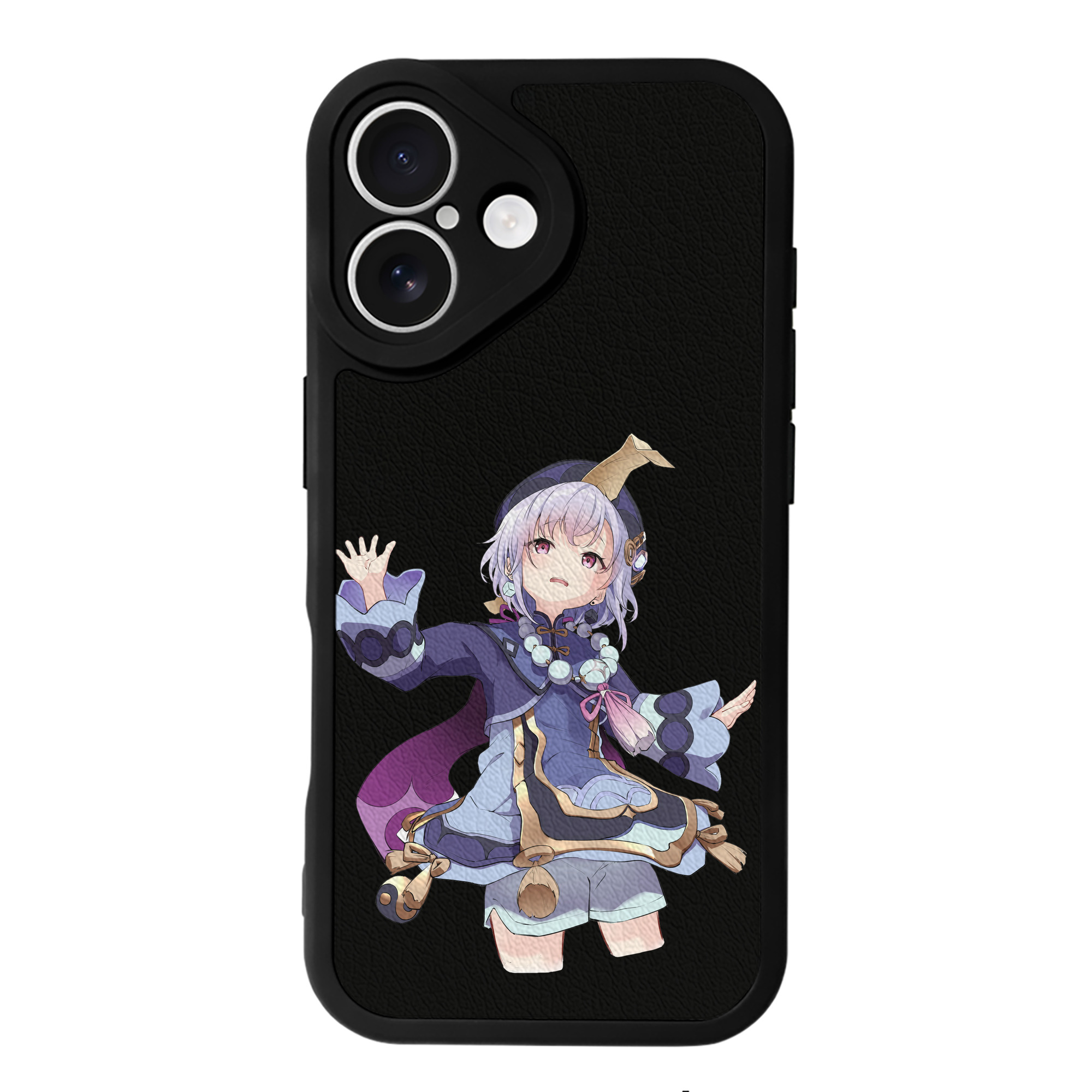 げんし神 七七 なな  genshin Nana 【iPhone 16シリーズ対応】シリコンスマホケース（レザー調） 材質：シリコン